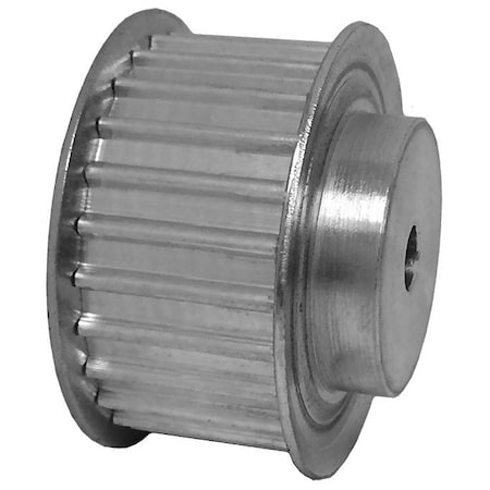 B&B Manufacturing 27AT5/25-2, Timing Pulley, Aluminum 27AT5/25-2